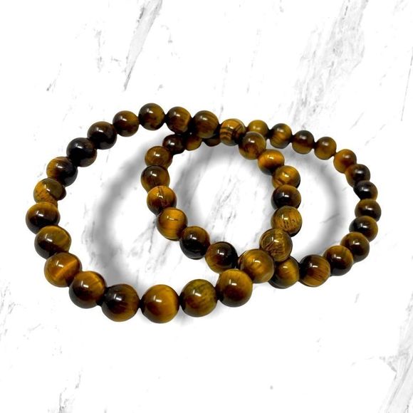 🆕 Yellow Tigers Eye Crystal Bracelet - Picture 2 of 3